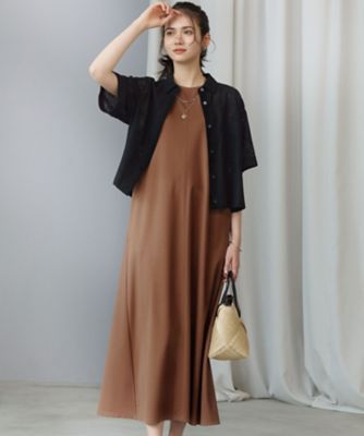 SLOW／一部店舗限定】ファンクショナル ノースリーブ ワンピース