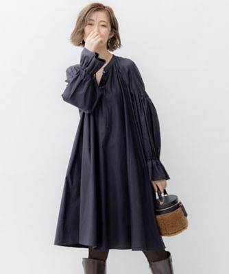 ＜23区 S (Women/小さいサイズ)＞【ＳＬＯＷ／一部店舗限定】ウォッシュドコットンストレッチ　ワンピース（ＯＰＳ２ＳＡ０９３４）