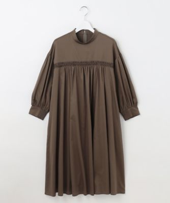 【ＳＬＯＷ／一部店舗限定】ウォッシュドコットンサテン　ワンピース（ＯＰＳＷＣＡ０９３０）