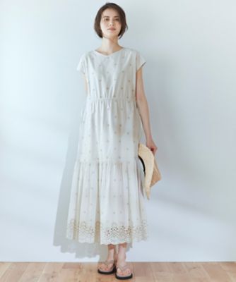 エンブロイダリーレースワンピース