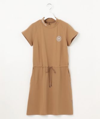 WOMEN】【吸水速乾／UVケア】モックネック ワンピース