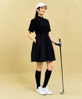 【ＷＯＭＥＮ】機能に優れた新素材「ＡＩＲ　ＴＯＯＬ」で暑い夏を快適に　コンビ素材　ワンピース　接触冷感　ＵＶカット　　高通気　ストレッチ　イ