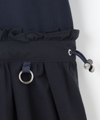 【ＷＯＭＥＮ】機能に優れた新素材「ＡＩＲ　ＴＯＯＬ」で暑い夏を快適に　コンビ素材　ワンピース　接触冷感　ＵＶカット　　高通気　ストレッチ　イ