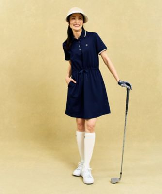 【ＷＯＭＥＮ】【吸水速乾／ＵＶカット】１枚で様になる！待望のポロシャツ　ワンピース　ストレッチ性抜群（ＯＰＶＬＧＭ０４０８）