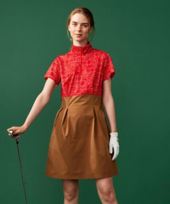 23区GOLF/ニジュウサンクゴルフ 盛夏対応のマルチ機能【接触冷感・UVケア・吸水速乾】【WOMEN】ドッキングワンピース(OPVLSA0108)