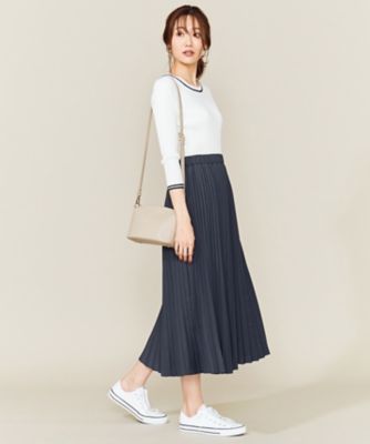 ｔ ｃライトプリーツ ニットコンビワンピース ｏｐｗ２ｂｍ０２０５ 三越伊勢丹オンラインストア 公式