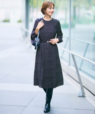 ＜自由区 S (Women/小さいサイズ)＞【大好評アイテム・新色追加・１枚でサマになる】ライトサテン　ワンピース（ＯＰＷ７ＣＷ０４１２）