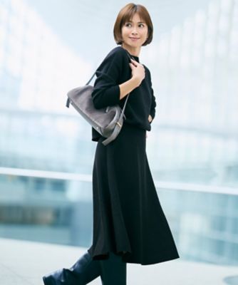 WEB限定カラーあり・洗える】リバーシブルニット セットアップ