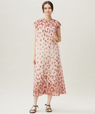 ＜自由区 S (Women/小さいサイズ)＞グラデーションペタルプリント　ワンピース（ＯＰＷ７ＧＡ０２０１）