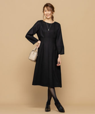 ウールソフトジョーゼット フレアワンピース ｏｐｗｌｂｗ０４１２ 三越伊勢丹オンラインストア 公式