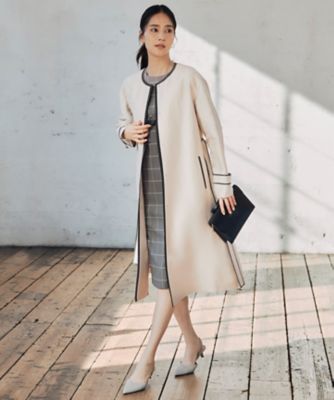 洗える】ウィンドウペーンチェック ワンピース（OPWMCM0205