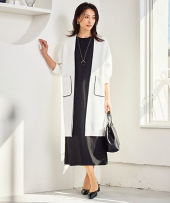 洗える】エンブロイダリーノースリーブ ワンピース