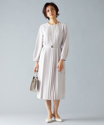 ご好評につき追加生産・洗える】ライトサテン ワンピース