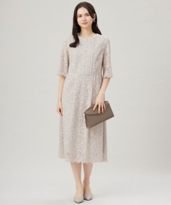 ＜自由区 (Women)＞【洗える】フルールコードレース　ワンピース（ＯＰＷＭＣＭ０４０６）