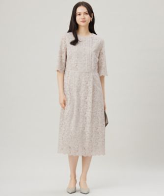 洗える】フルールコードレース ワンピース（OPWMCM0406