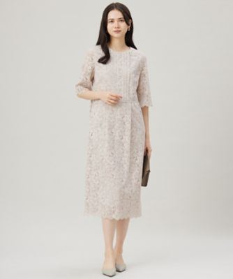 洗える】フルールコードレース ワンピース（OPWMCM0406