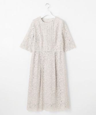 洗える】フルールコードレース ワンピース（OPWMCM0406