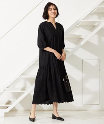 カタログ掲載・洗える】エンブロイダリーローン ワンピース