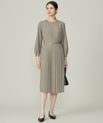 ＜自由区 (Women)＞【大好評アイテム・新色追加・１枚でサマになる】ライトサテン　ワンピース（ＯＰＷＭＣＷ０４１２）