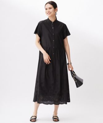 ＜自由区 (Women)＞エンブロイダリーローンシャツ　ワンピース（ＯＰＷＭＧＡ０００３）