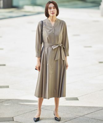 ＜自由区 (Women)＞【接触冷感・ＵＶカット・吸水速乾・洗える】ドライタッチファンクショナル　ワンピース（ＯＰＷＭＧＭ０３２０）