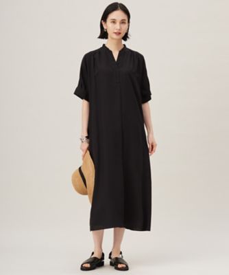 ＜自由区 (Women)＞【定番人気・新色追加・１枚でサマになる】再生繊維（セルロース）ポプリンシャツ　ワンピース（ＯＰＷＭＧＭ０５０９）