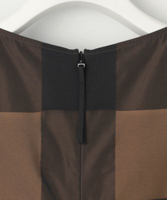再入荷・昨年ご好評・軽い・美シルエットAライン】ブロンズチェック