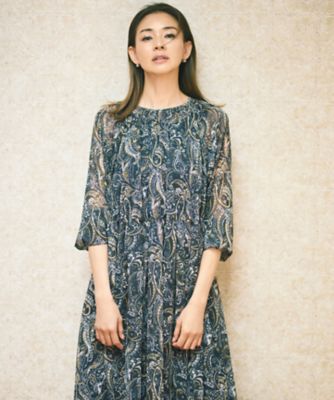 SHIHOさん着用】ペイズリープリント ワンピース