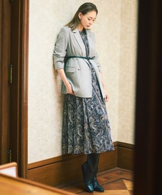 SHIHOさん着用】ペイズリープリント ワンピース