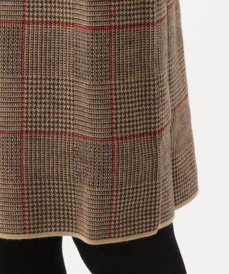 グレンチェック ニットワンピース ｏｐｗｍｋｗ０４１８ 三越伊勢丹オンラインストア 公式