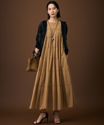 SHIHOさん着用】コットンティアード ワンピース