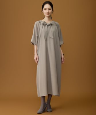 SHIHOさん着用】TWドレープツイル3WAYボウタイ ワンピース