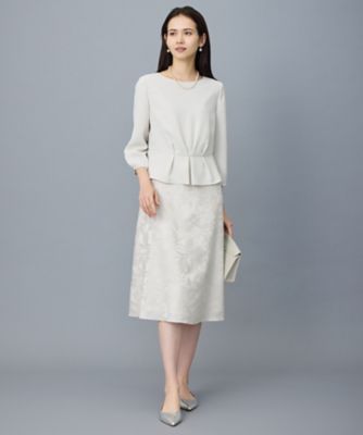 ＜自由区 (Women)＞【カタログ掲載】フラワーオパールプリント　ワンピース（ＯＰＷＭＬＳ０００７）