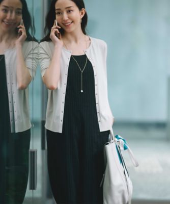 【ＣＬＡＳＳＹ．６月号掲載／洗える】リネンレーヨンストレッチ　サロペット（ＯＰＷＯＣＭ０４０４）