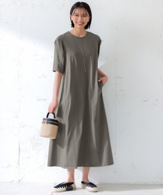 専用【洗える】ALBINIコーコラン タックスリーブ ワンピース 洗える】ALBINIコーコラン タックスリーブ ワンピース