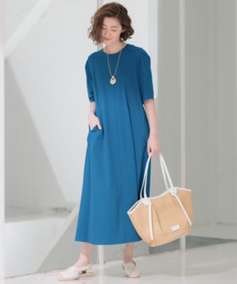専用【洗える】ALBINIコーコラン タックスリーブ ワンピース 洗える】ALBINIコーコラン タックスリーブ ワンピース