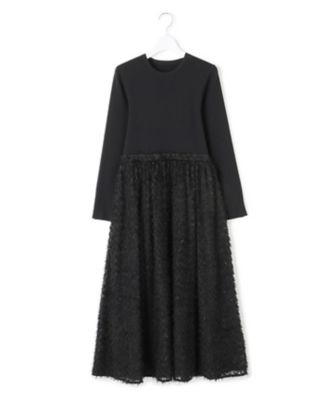 【滝沢眞規子さん着用／一部店舗限定／洗える】ニットコンビジャカード　ワンピース（ＯＰＷＯＣＷ０８５３）