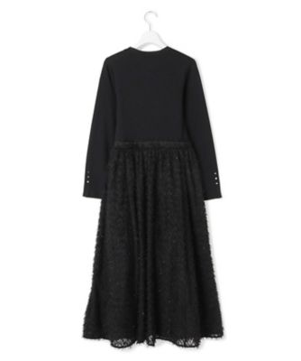 【滝沢眞規子さん着用／一部店舗限定／洗える】ニットコンビジャカード　ワンピース（ＯＰＷＯＣＷ０８５３）