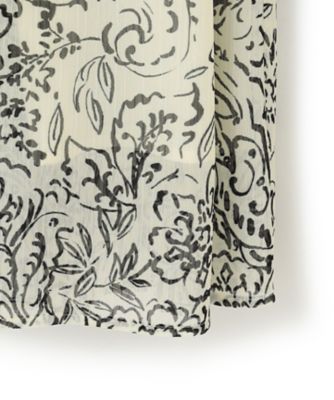 洗える】アンティークフラワープリント ワンピース