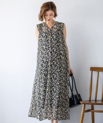 ES RECH / ジョルジュ・レッシュ [セットアップ対応]スリットネックプリーツジレ セットアップ対応]スリットネックプリーツジレ(ベスト・ジレ
