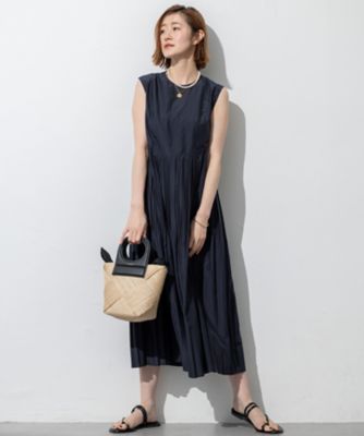 まみさん　23区　プリーツコンビ ワンピース 洗える】プリーツコンビ ワンピース / 23区 | ファッション通販
