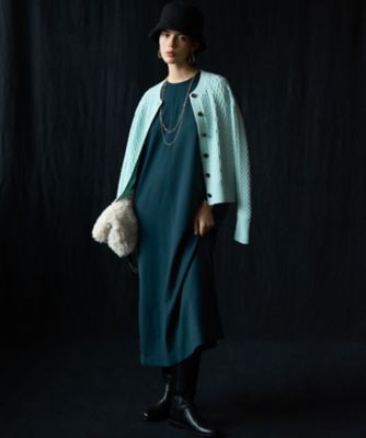 洗える】メリノウールサテン ワンピース（OPWOGW0515） | 23