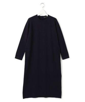 洗える／吊り干しOK】レーヨンストレッチ レース襟 ワンピース