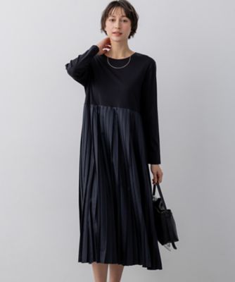 ワンピース&ニット　セット ニットセットアップ プリーツコンビ ワンピース（OPWOGW6659