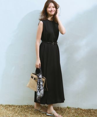 【みゆ︎❤︎】ノースリーブワンピース2点セット ツイストコットンプレーティング ノースリーブ ワンピース