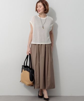 andmary セットアップ ワンピース ニット レイヤード セットアップ ワンピース（OPWOLA0132