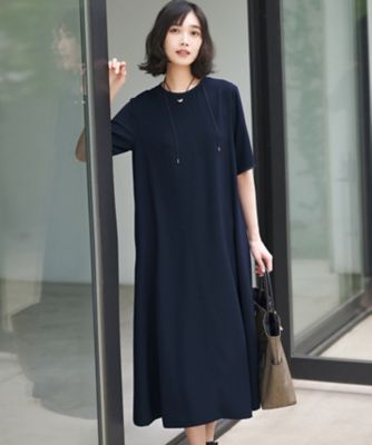 ☆未使用品☆Rene　ストレッチティアードフレアワンピース　ウォッシャブル VERY掲載】ストレッチジョーゼット フレアワンピース