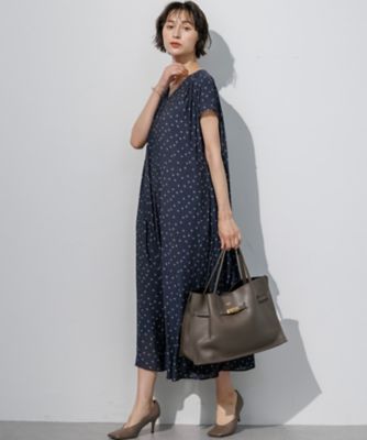 WEB＆一部店舗限定】ドット フレアワンピース