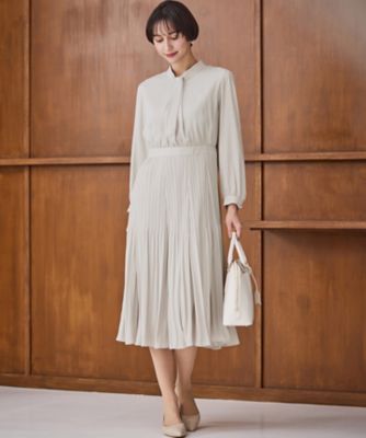 洗える】クリスタルアムンゼン ウエスト切り替え ワンピース