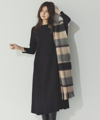 ＜23区 (Women)＞ヴィスコースストレッチ　ニット　フレア　ワンピース（ＯＰＷＯＮＡ０３５１）